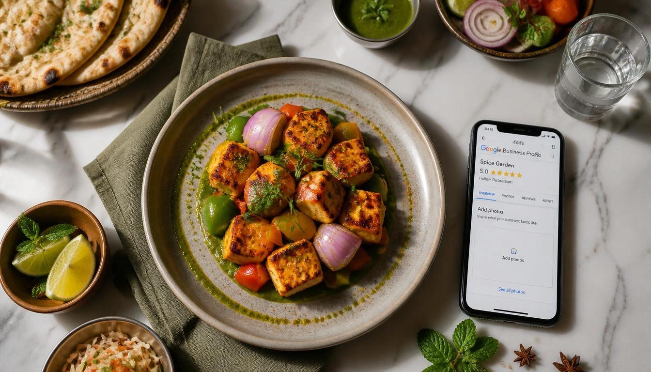 Indian restaurant table