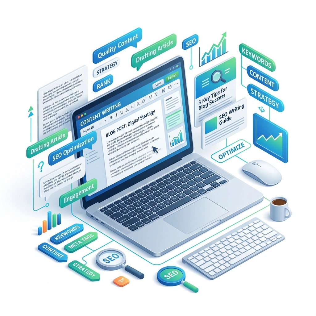 Content Writing Services Hero by Webino Solutions